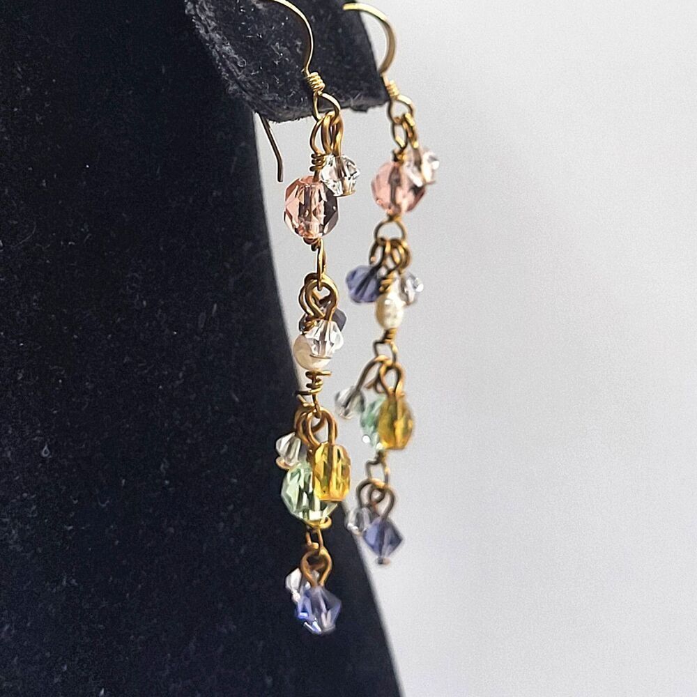 Gorgeous Dainty Rain Chain Earrings 3in
